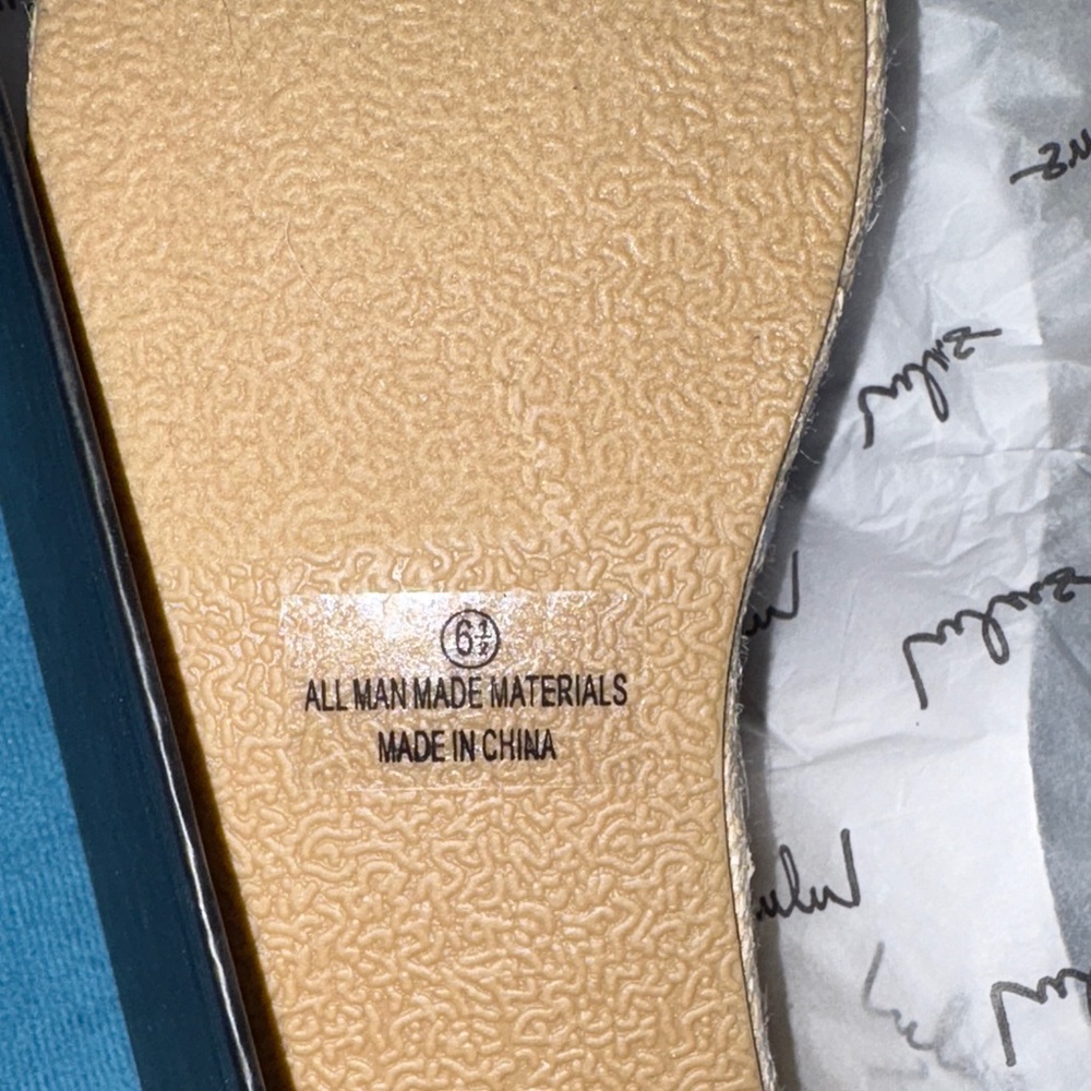 Lulu's Light Blue Platform Slides - Picture 3 of 5